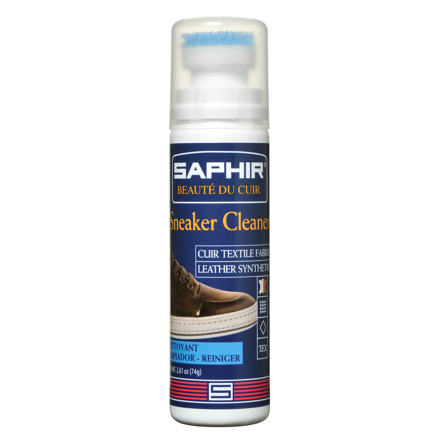 Saphir Blue Sneakers Cleaner Limpiador con Aplicador
