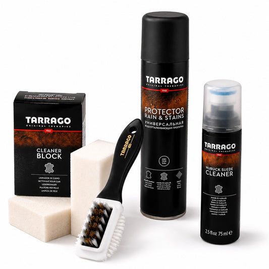 Kit limpieza y protección básico para gamuza Tarrago
