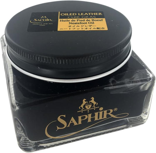 Saphir Medaille D'OR Oiled Leather Cuir Gras crema