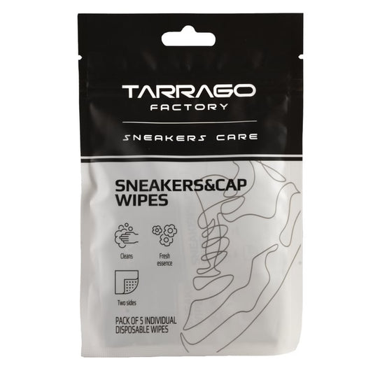 Tarrago Sneakers& Cap Wipes toallas de limpieza para tenis y gorras